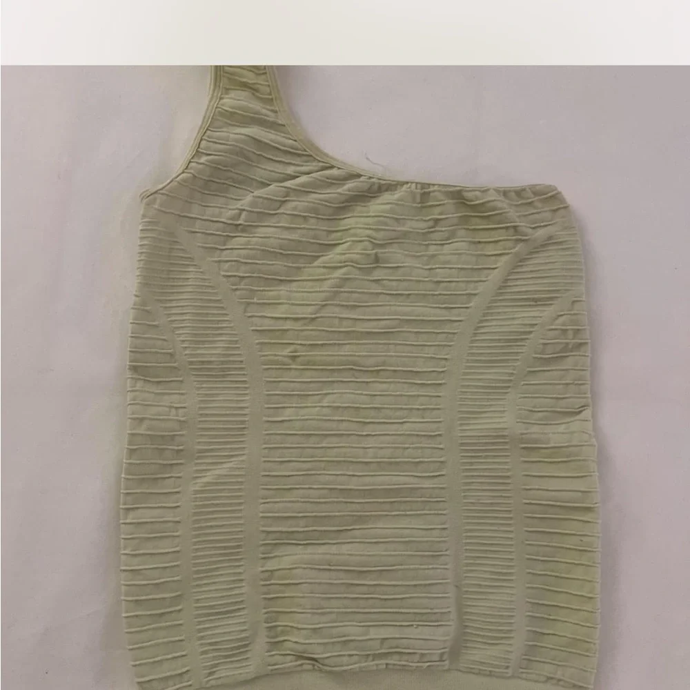 One-Shoulder Ribbed Top - Picture 2 of 2